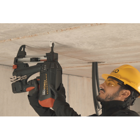 Obrázek aplikace trubková svorka UT: Upevnění plynovou hřebíkovačkou FORCE ONE