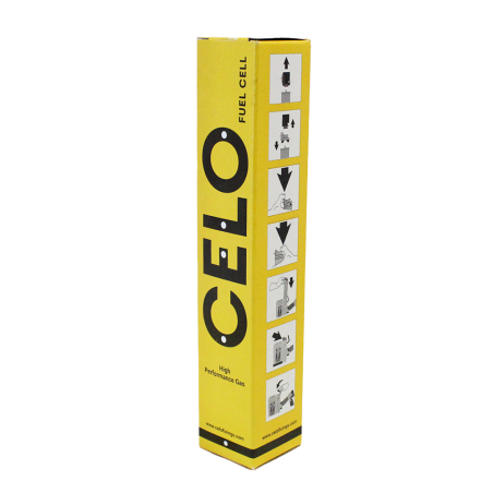 Plynová kartuše CELO FOX ve žlutém obalu Plynová kartuše CELO FOX ve žlutém obalu