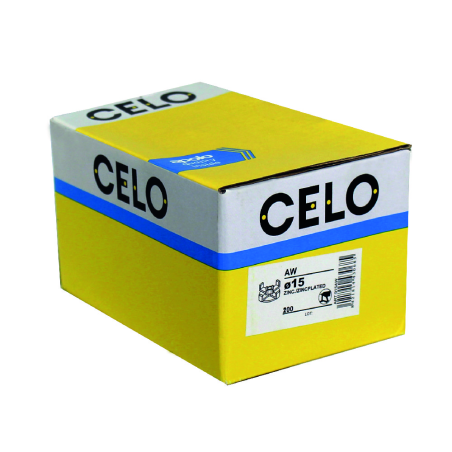 Kovová podložka AW pro plynovou hřebíkovačku Ø15 mm ocel pozinkovaná