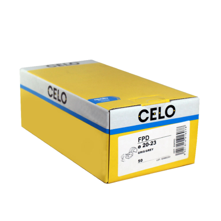 Oboustranná plastová svorka FPD pro plynovou hřebíkovačku Ø 20 mm