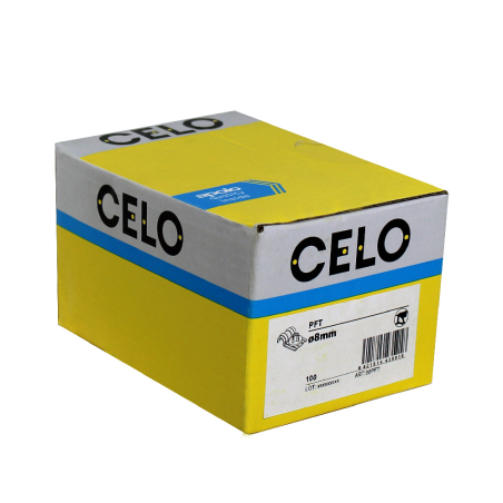 Kovová objímka PFT s plastovou vložkou Ø 8 mm pozinkovaná ocel