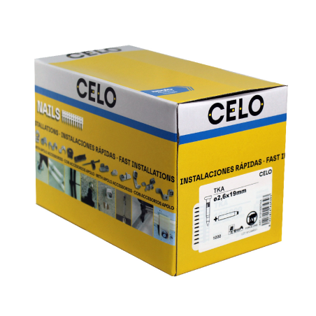 Ocelové hřebíky TKA 2,6x19 pro FOX