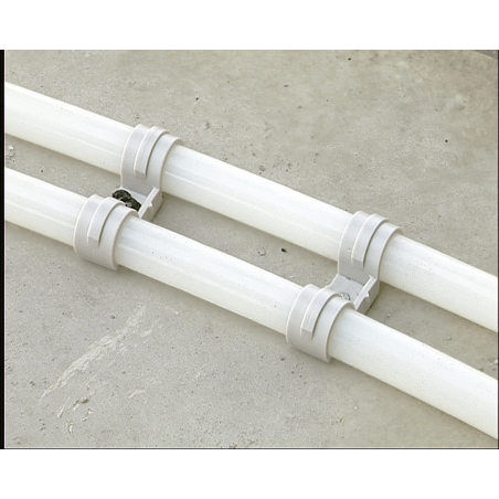 Oboustranná plastová svorka FPD pro plynovou hřebíkovačku Ø 20 mm