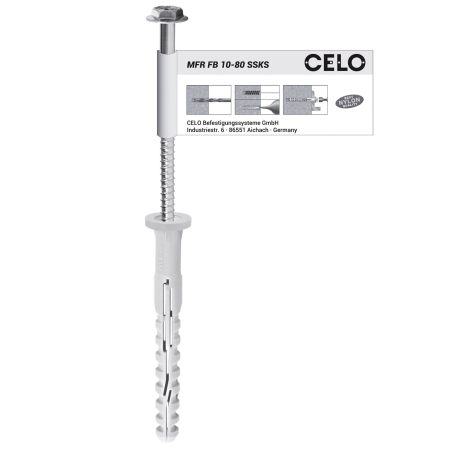 Multifunkční rámová hmoždinka MFR FB SSKS